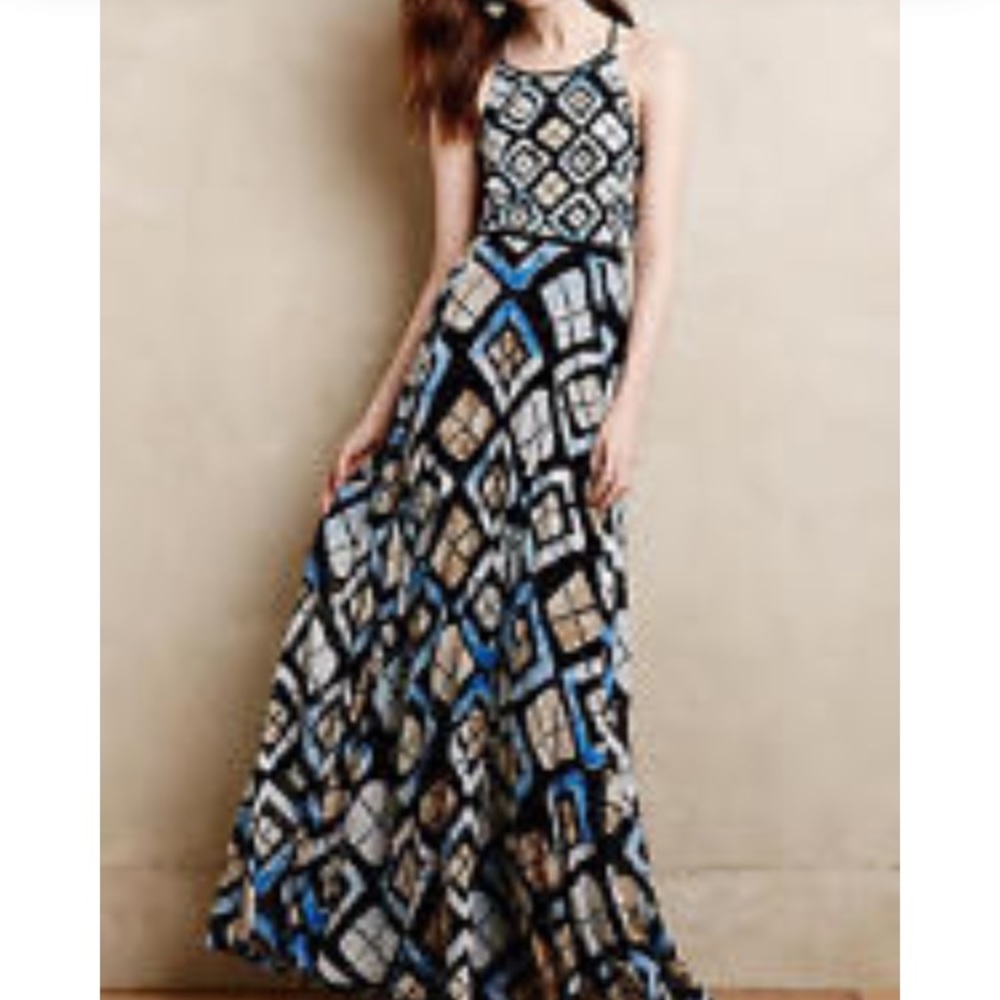 Anthropologie maxi dress